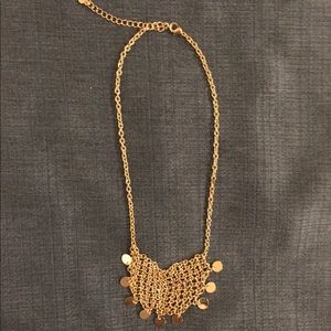 Gold heart necklace